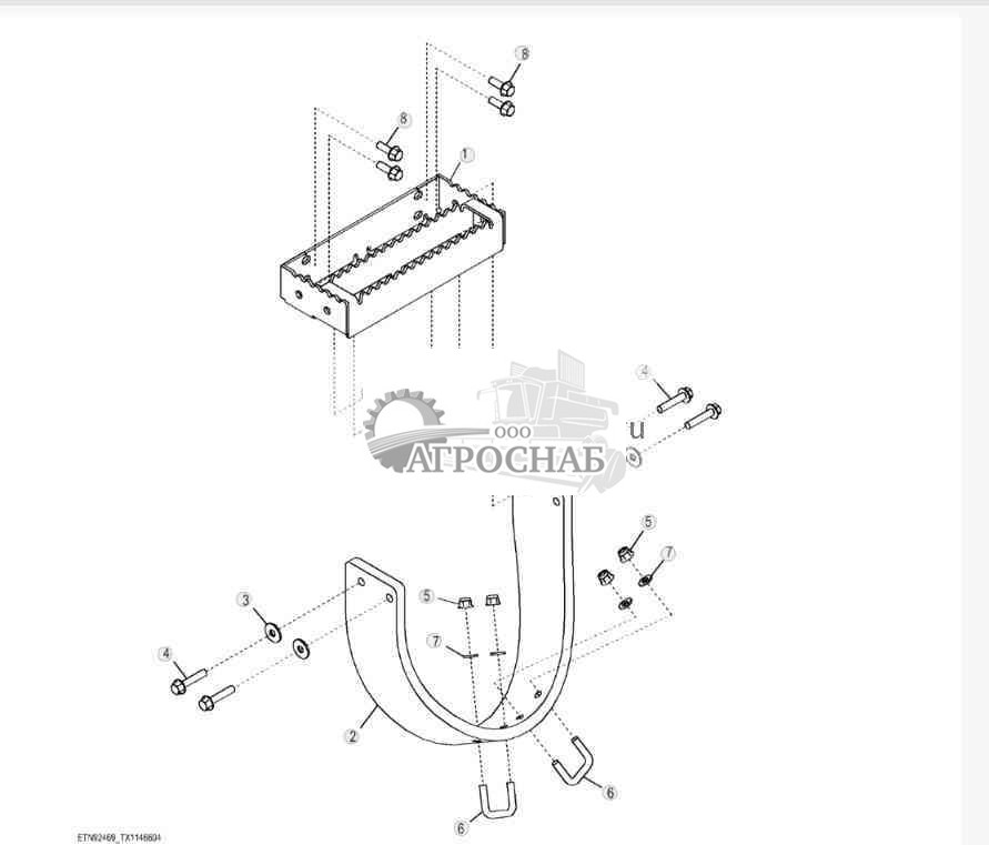 Задняя консольная ступень 